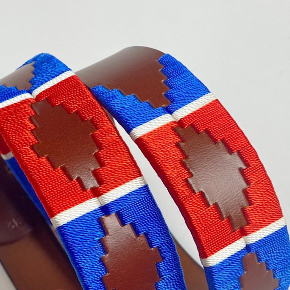 Red White and Blue Polo Belt - Picture 4 of 4